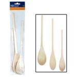 Hillhouse Wooden Mixing Spoon 3 Piece Set