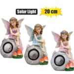Orn Solar Light Fairy 20Cm Asstd