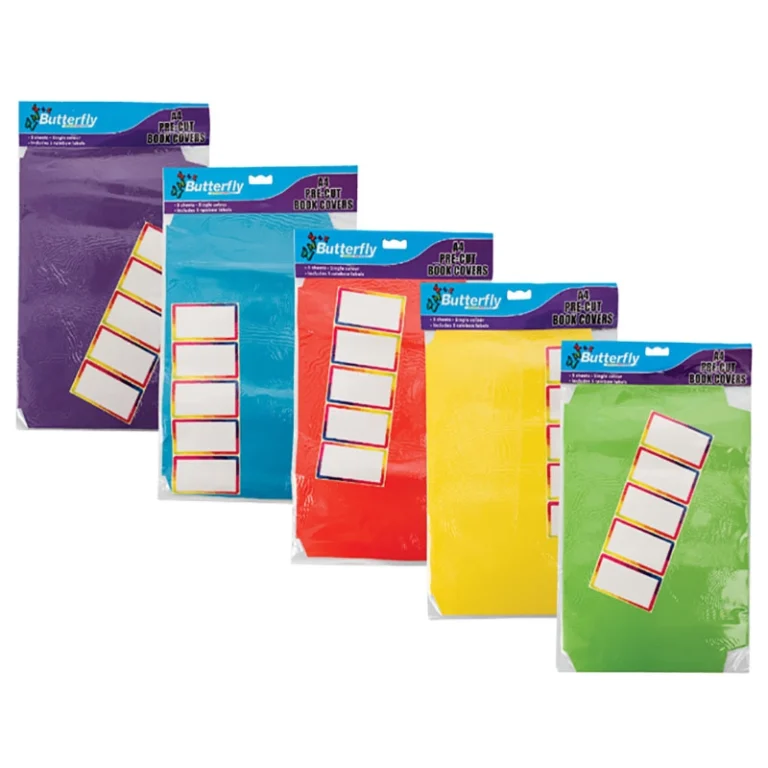 Book Cover Pre-cut A4 5 Pack