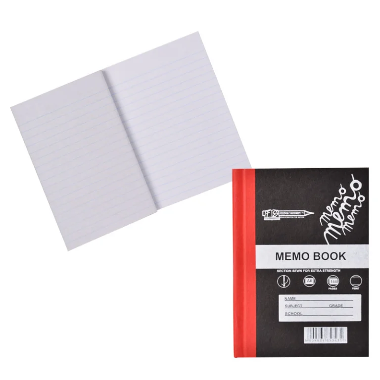 A6 Hard Cover Memo Book 144 Pages