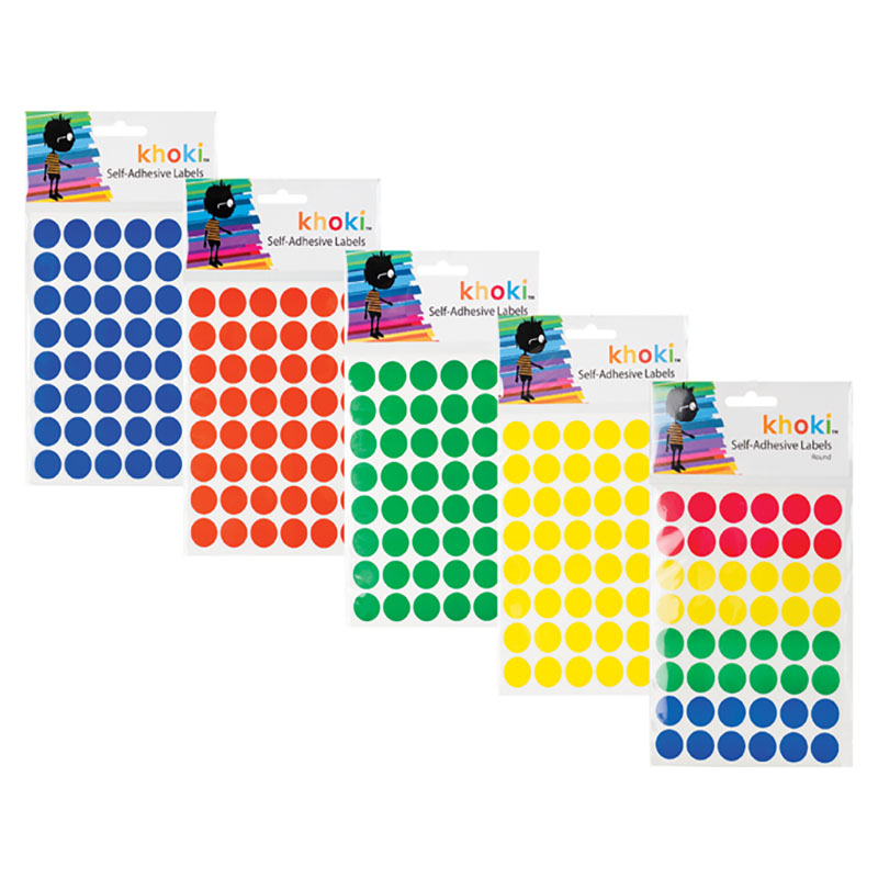 007-000241 Self Adhesive Labels Round