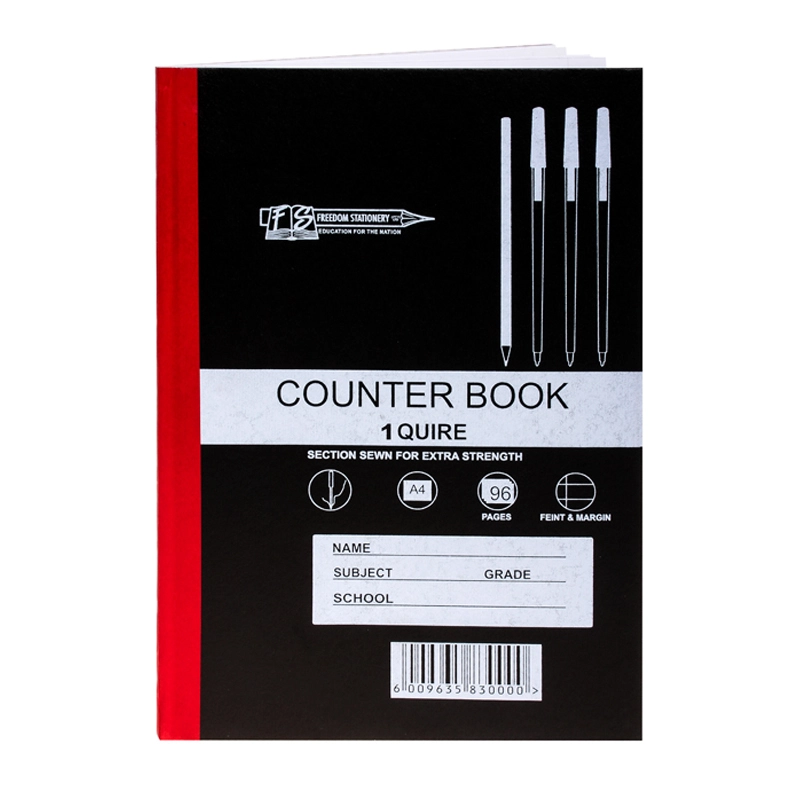 007-000302 Book Hard Cover A4 96 Page 1-Quire