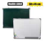 Double Sided Dry Wipe Chalk Board 60x45cm
