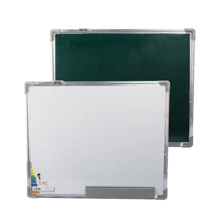 Double Sided Dry Wipe Chalk Board 60x45cm