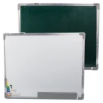 Double Sided Dry Wipe Chalk Board 90x60cm