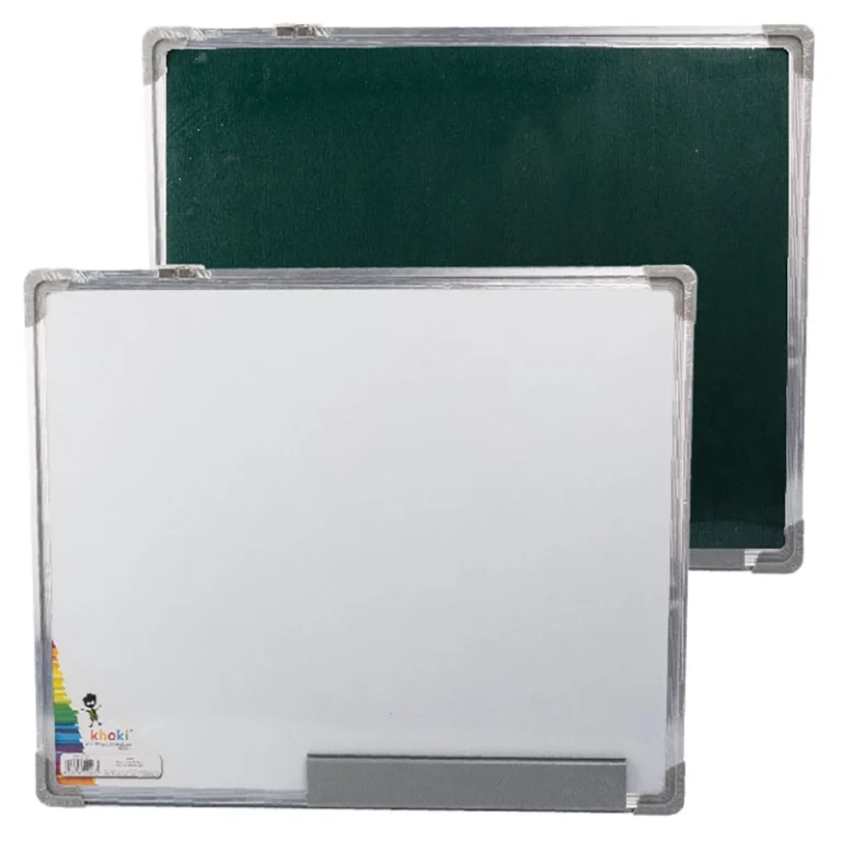 Double Sided Dry Wipe Chalk Board 90x60cm