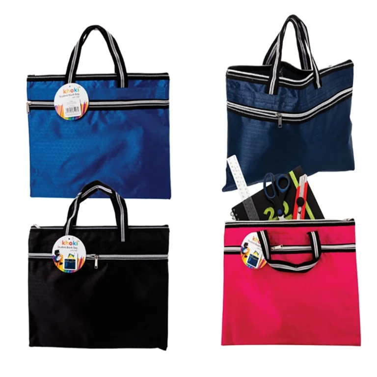 Book Art Bag 2 zips A4