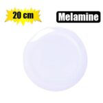 Melamine White Side Plate 20Cm