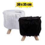 Furniture Mdf Stool Fur 30X35Cm Asstd