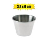 Bowl s/steel dipping 6x3.8cm