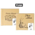 Photo album 18 pg black asstd