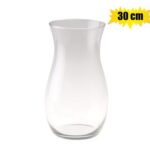 Vase glass florist claudia 30c m clear