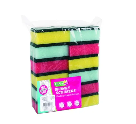 Disa Foam Scourers, 12-Piece