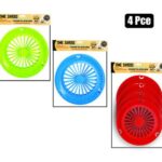 Paper-plate-holders pl 4pce as st colour