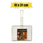 Braai mtl fixed-handle 41x31cm h&l