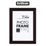 Picture-frame certificate pl m ahogany