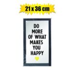 Mirror Wall Pl W/Words 21X36Cm Asstd