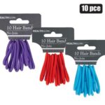 Hair Band Elastic 10Pc No Join Light Col