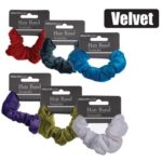 Hair Band Pom Pom Scrunchie Velvet