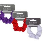 Hair Band Pom Pom Scrunchie Bright Color