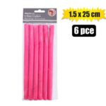 Hair Curlers Flexi Rods 6Pc 25X1,5Cm