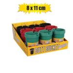 Ashtray plastic tub 8x11cm ass td