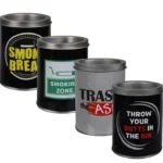 Ashtray Tin Tub 10x7.5cm