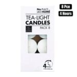 Candle tea-light white 3.5cm b ox-8
