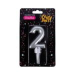 Candles birthday large foil nu mber-2