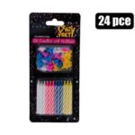 Candles birthday 24candles+hol ders