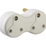 Plug-Adaptor 2X16A+Safe-Shut Wavy Bulk