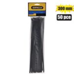 Cable-ties 4.8x300mm black 50' s zenit