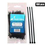 Cable-ties 2.5x100mm black 100 's bul