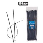 Cable-ties 4.8x300mm black 100 's bul