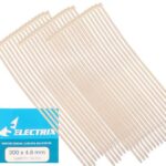 Cable-ties 4.8x300mm white 100 's bul