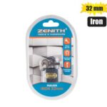 Padlock zenith iron 32mm carded