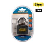 Padlock zenith iron 63mm carde d