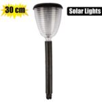 Solar Garden Light 30Cm Plastic Spiral