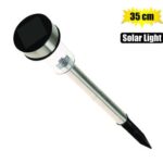 Solar garden light 35cm s/stee l in pdq