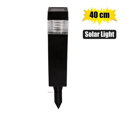 051-600711.jpg Solar Garden Light 40Cm Plastic Square - Image 1