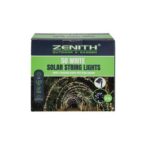 Solar garden light string whit e 50's