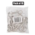 Snap-hook+swivel cp 19x 80mm bulk