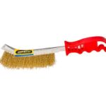 Brush Wire W/Brass Plated Bristles