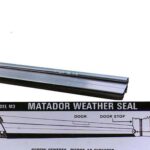 Draught-sealer 915mm alum-anod ised