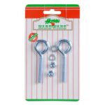 Eye-Bolt+Nut Galv 75 X 6.3Mm 2Pce