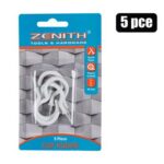 Cup-hooks white-pl-ctd 40mm 5p ce zenit