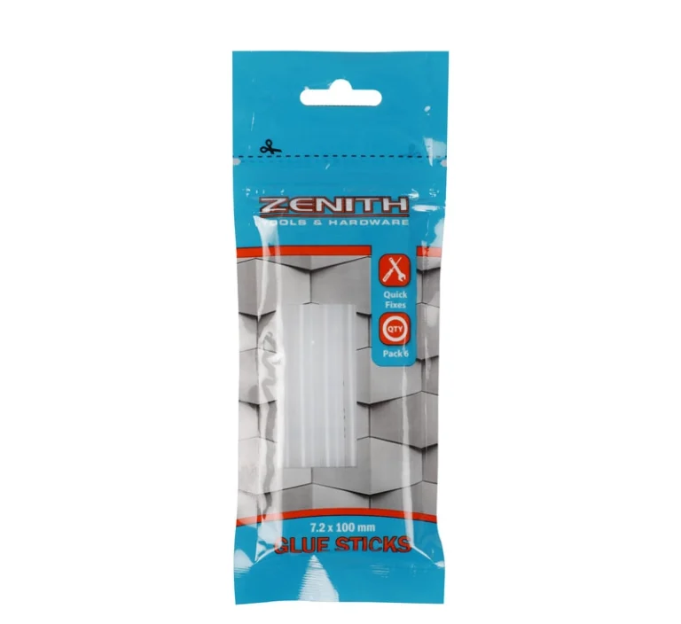 Zenith Hot Melt Glue Sticks 7.2x100mm, 6 Piece