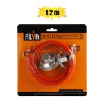 Gas regulator bullnose with 1. 2m hose