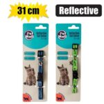 Pet cat collar inner lining re flective