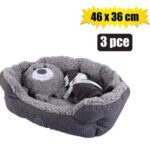 Pet Bed Puppy Starter Pack 3Pce 46X36Cm